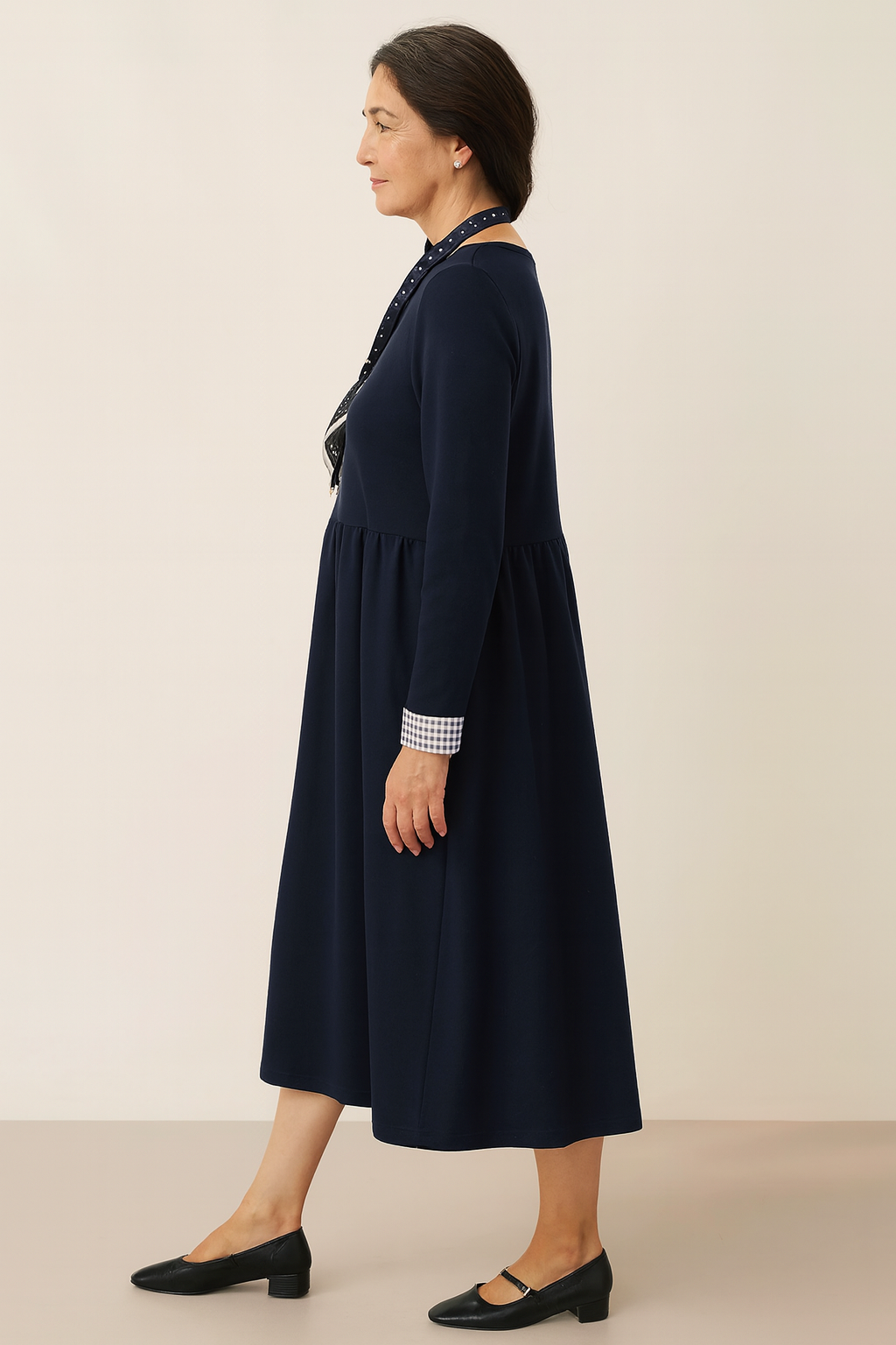 Elegant Long-Sleeve Dress