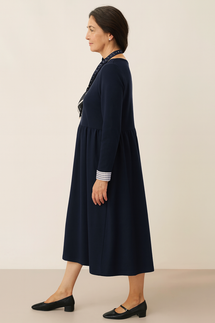 Elegant Long-Sleeve Dress