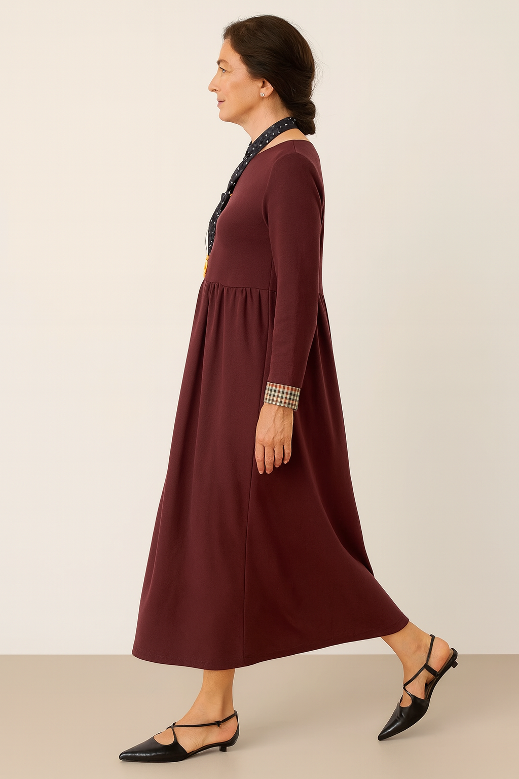 Elegant Long-Sleeve Dress