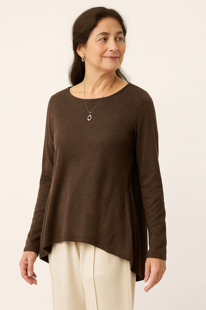Relaxed Hem Sweater