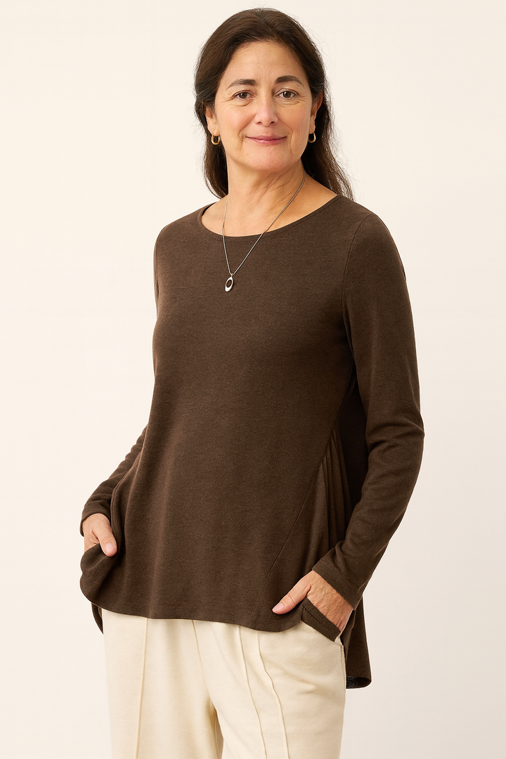 Relaxed Hem Sweater