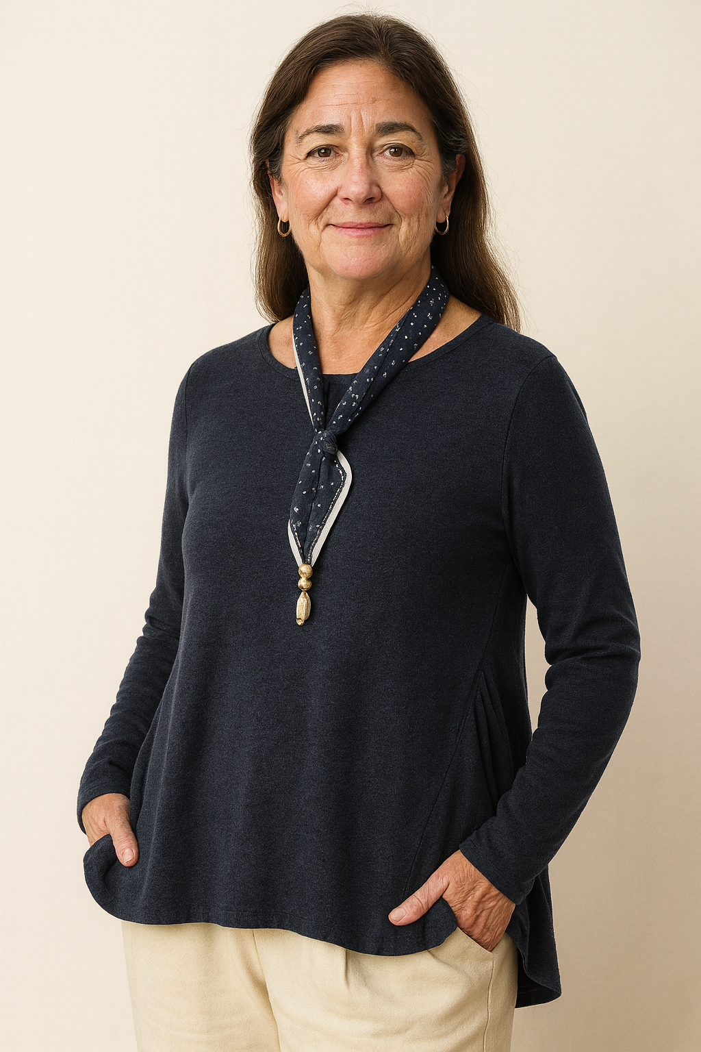 Relaxed Hem Sweater