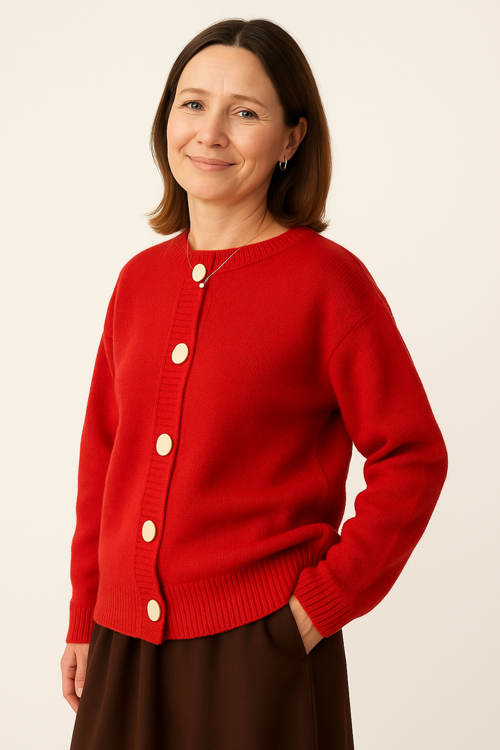 Classic Button Knit