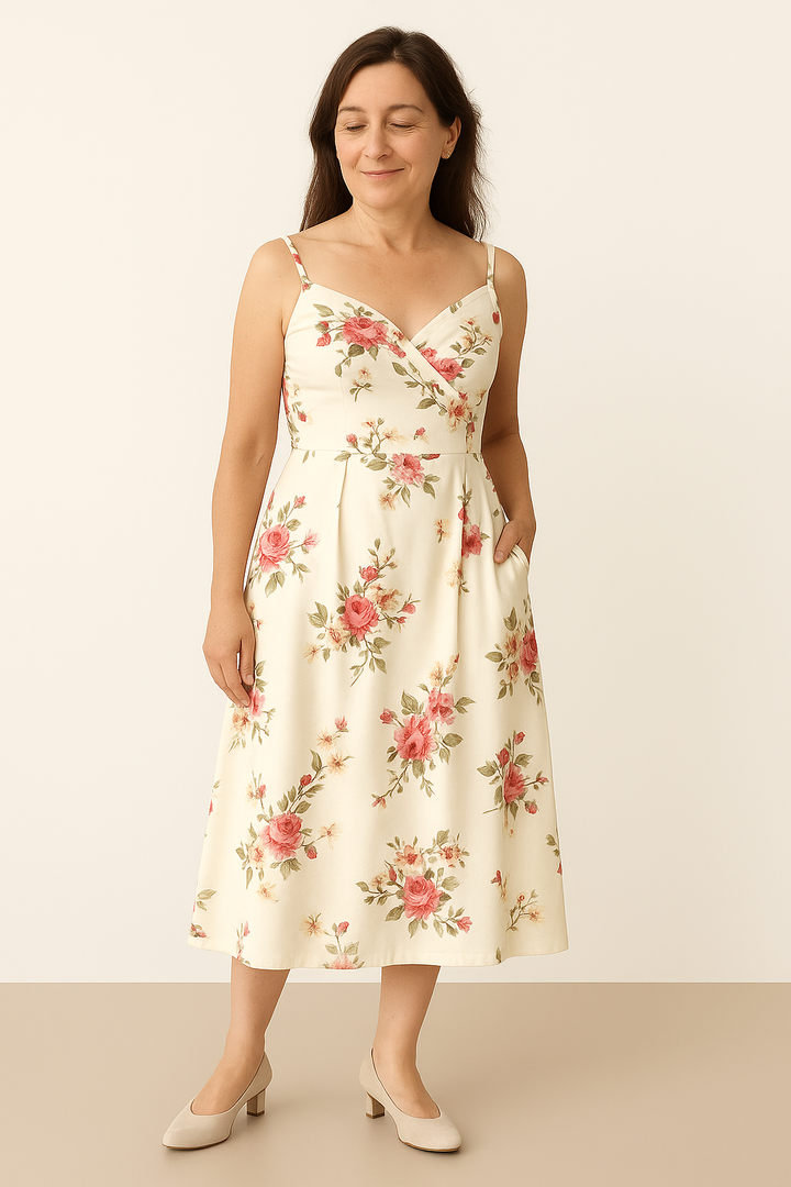 Elegant Floral Dress