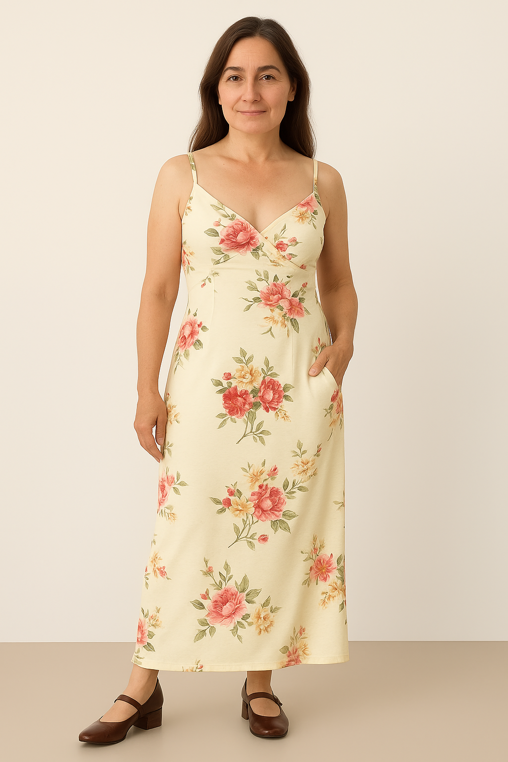 Elegant Floral Dress