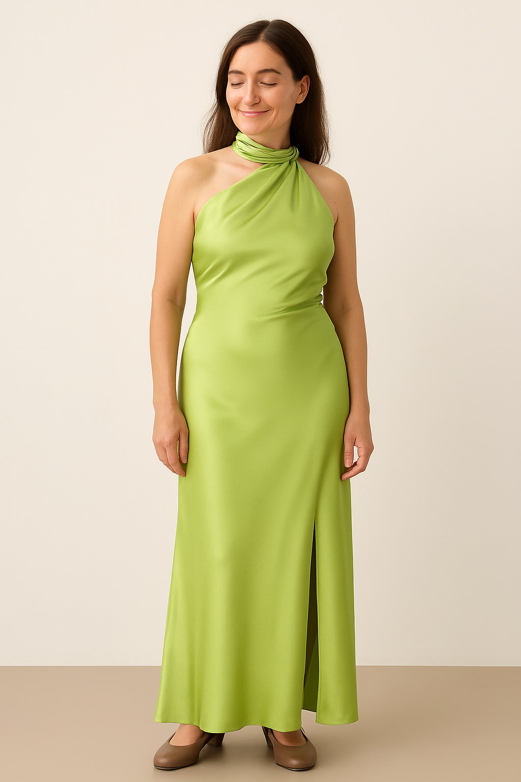 One-Shoulder Maxi Dress