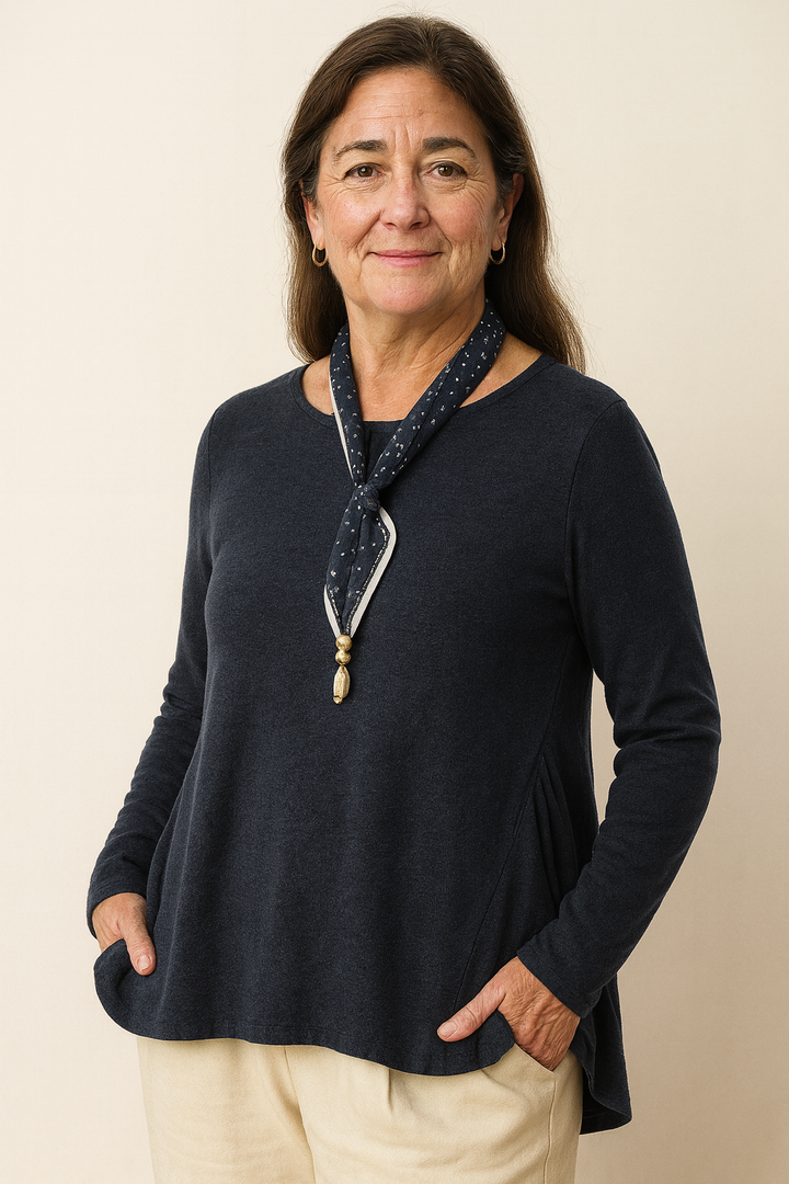 Relaxed Hem Sweater