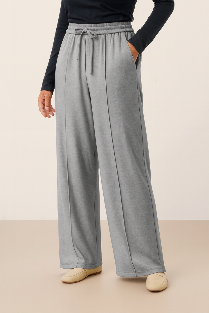 Wide-Leg Lounge Pants
