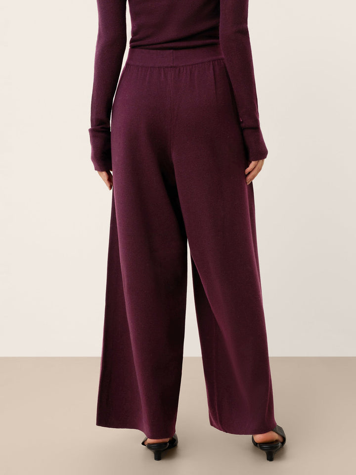 High-Waist Knit Pants